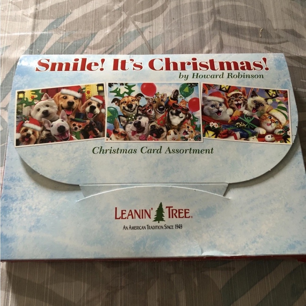Smile! It’s Christmas, 20 Card  Assortment - Leanin’ Tree, NEW
